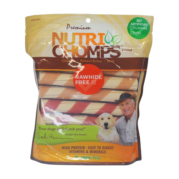 Photo of Scott Pet Products-Nutri Chomps Wrapped Twist Dog Treat-Assorted-12 count-from Pet Wish Pros