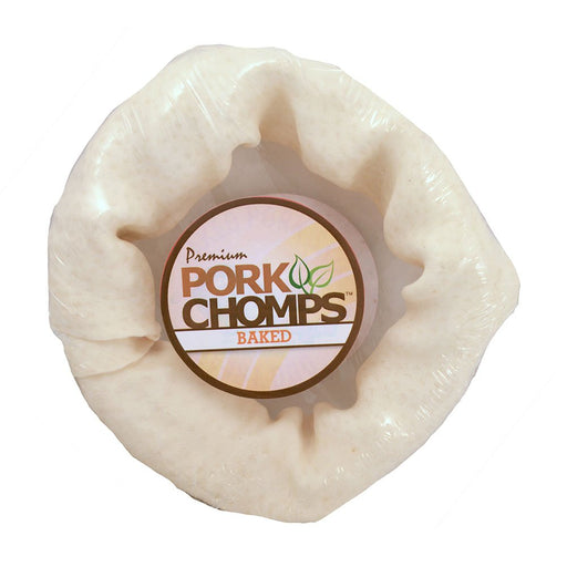 Photo of Scott Pet Products-Pork Chomps Baked Bagel Dog Treat-Pork Skin-6 in-from Pet Wish Pros