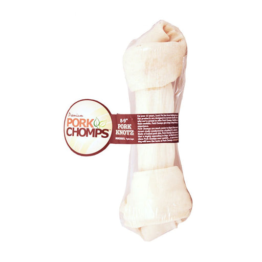 Photo of Scott Pet Products-Pork Chomps Baked Bagel Dog Treat-Pork Skin-8 in-from Pet Wish Pros