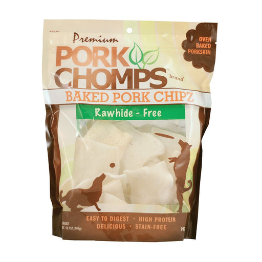 Photo of Scott Pet Products-Pork Chomps Baked Chips Dog Treat-Pork-12 oz-from Pet Wish Pros