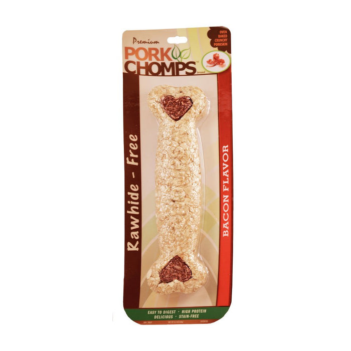 Photo of Scott Pet Products-Pork Chomps Baked Crunchy Bone Dog Treats-Bacon-(8 in) [1 count]-from Pet Wish Pros