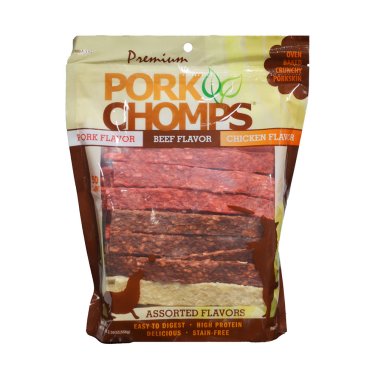 Photo of Scott Pet Products-Pork Chomps Crunchy Strips Dog Treat-from Pet Wish Pros