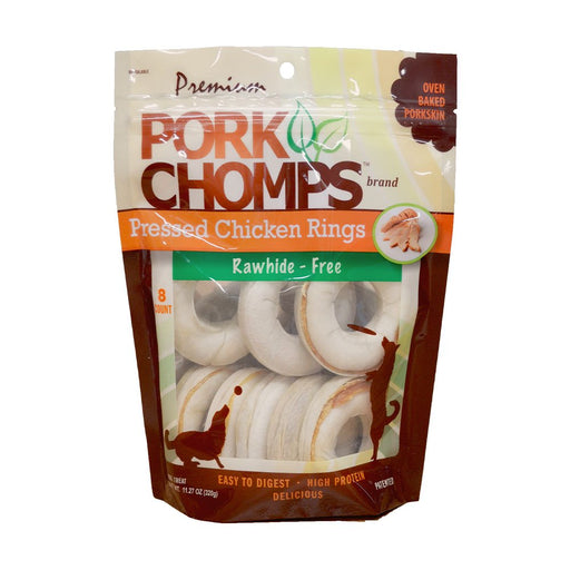 Photo of Scott Pet Products-Pork Chomps Rings Dog Treat-Chicken-8 count-from Pet Wish Pros