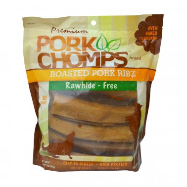 Photo of Scott Pet Products-Pork Chomps Roasted Pork Ribs Dog Treat-10 count-from Pet Wish Pros