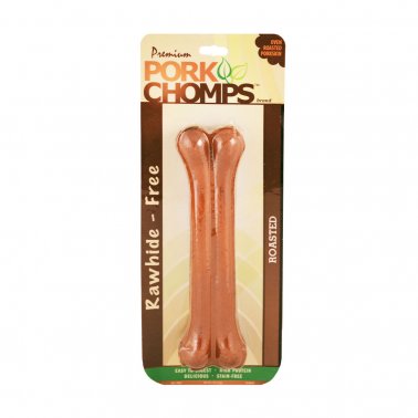 Photo of Scott Pet Products-Pork Chomps Roasted Pressed Bone Dog Treat-Pork-1 count-from Pet Wish Pros