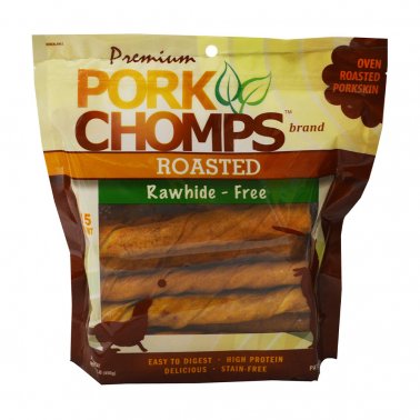 Photo of Scott Pet Products-Pork Chomps Roasted Twists Dog Treat-Pork-(Large) [16 count]-from Pet Wish Pros