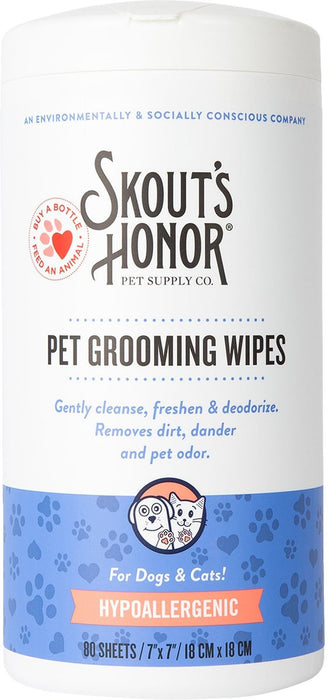 Photo of Skout's Honor-Skout's Honor Pet Grooming Wipes for Dogs & Cats-80 count-from Pet Wish Pros