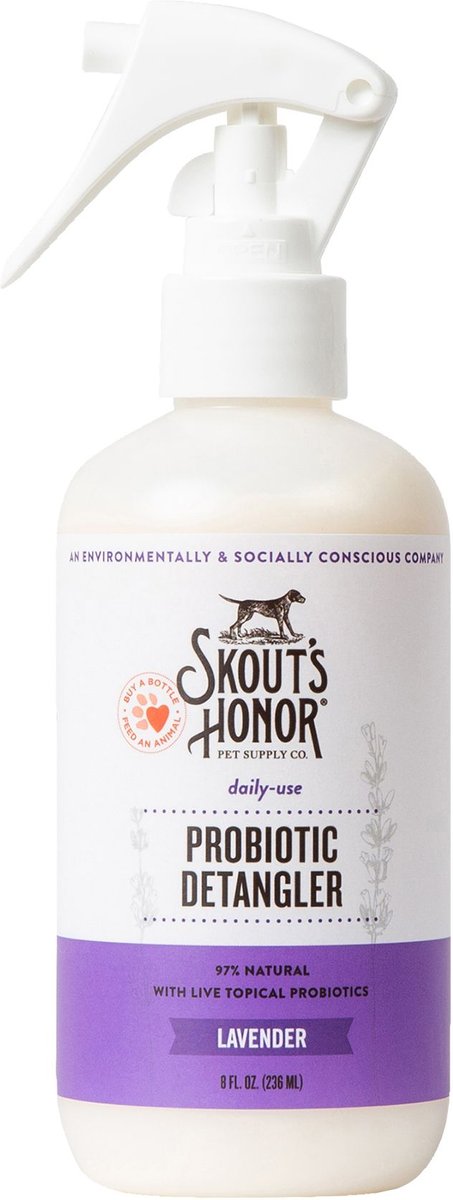 Photo of Skout's Honor-Skout's Honor Probiotic Daily Use Detangler Spray-Lavender-8 oz-from Pet Wish Pros