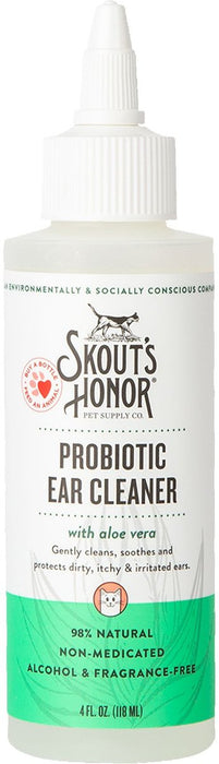 Photo of Skout's Honor-Skout's Honor Probiotic Ear Cleaner with Aloe Vera-4 oz-from Pet Wish Pros