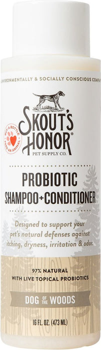 Photo of Skout's Honor-Skout's Honor Probiotic Shampoo & Conditioner For Dogs & Cats-Dog of the Woods-16 oz-from Pet Wish Pros