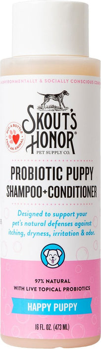 Photo of Skout's Honor-Skout's Honor Probiotic Shampoo & Conditioner For Dogs & Cats-Happy Puppy-16 oz-from Pet Wish Pros