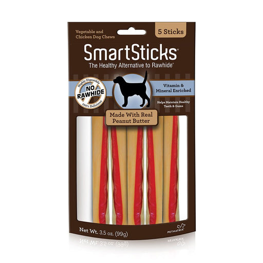 Photo of Smartbones-SmartBones Rawhide-Free Dog Treats-Peanut Butter-5 count-from Pet Wish Pros