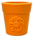 Photo of SodaPup-SodaPup Durable PUP-X Flower Pot Treat Dispenser & Enrichment Toy-Orange-Large-from Pet Wish Pros