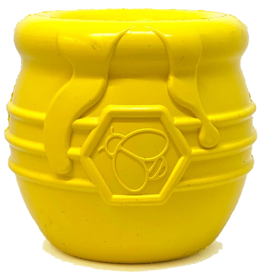 Photo of SodaPup-SodaPup Durable PUP-X Honey Pot Treat Dispenser & Enrichment Toy-Yellow-Large-from Pet Wish Pros