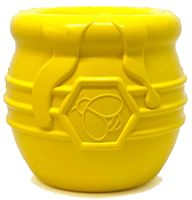 Photo of SodaPup-SodaPup Durable PUP-X Honey Pot Treat Dispenser & Enrichment Toy-Yellow-Large-from Pet Wish Pros