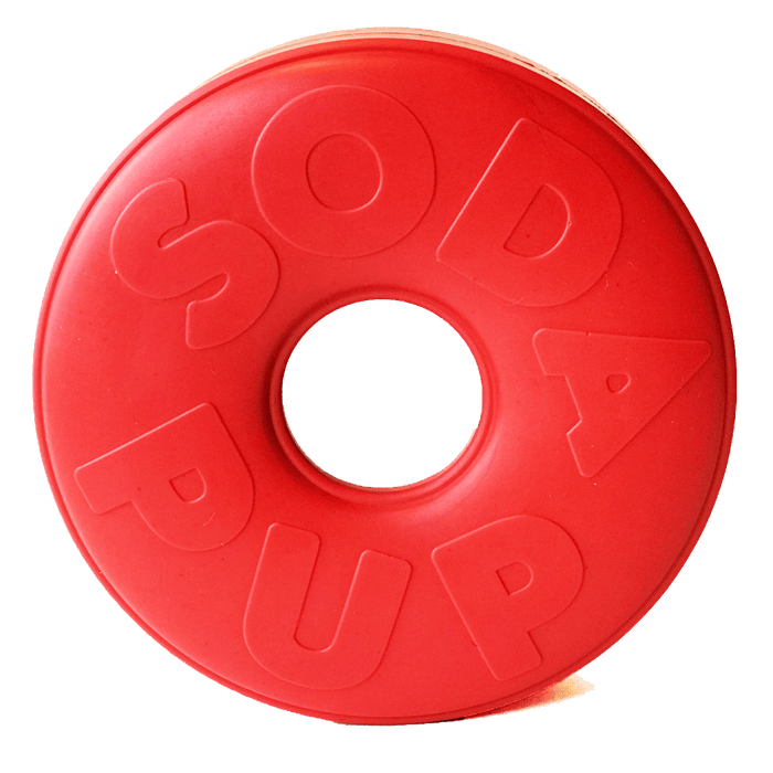 Photo of SodaPup-SodaPup Durable Rubber Life Ring Chew Toy & Treat Dispenser-Red-Large-from Pet Wish Pros