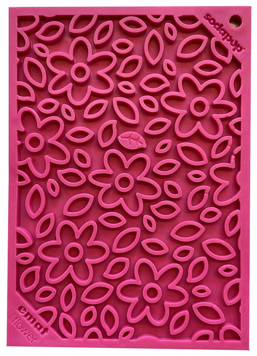 Photo of SodaPup-SodaPup Flower Power Enrichment Lick Mat-Pink-Small-from Pet Wish Pros