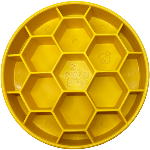 Photo of SodaPup-SodaPup Honeycomb eBowl Enrichment Slow Feeder-Yellow-from Pet Wish Pros