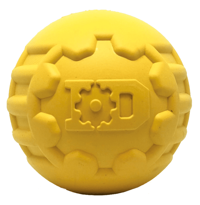 Photo of SodaPup-SodaPup Industrial Dog Durable Rubber Gear Ball Chew Ball-Yellow-Large-from Pet Wish Pros