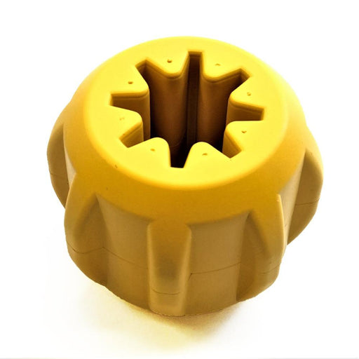 Photo of SodaPup-SodaPup Industrial Dog Durable Rubber Gear Chew Toy & Treat Dispenser-Yellow-Large-from Pet Wish Pros