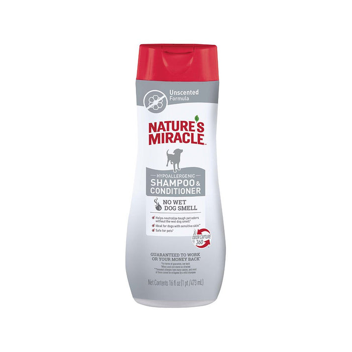 Photo of Spectrum Brands - Eight In One-Nature’s Miracle Hypoallergenic Dog Shampoo & Conditioner-16 oz-from Pet Wish Pros