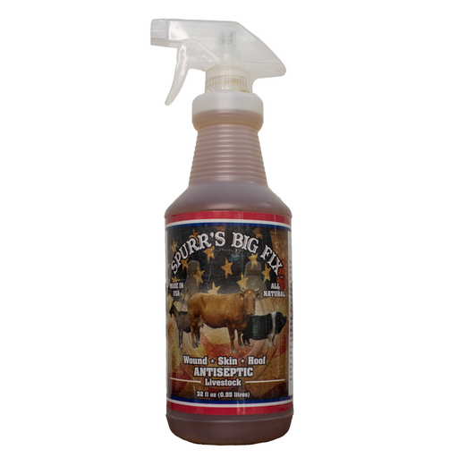 Photo of Spurr's Big Fix-Spurr's Big Fix Livestock Wound, Skin, & Hoof Antiseptic Spray-32 oz-from Pet Wish Pros