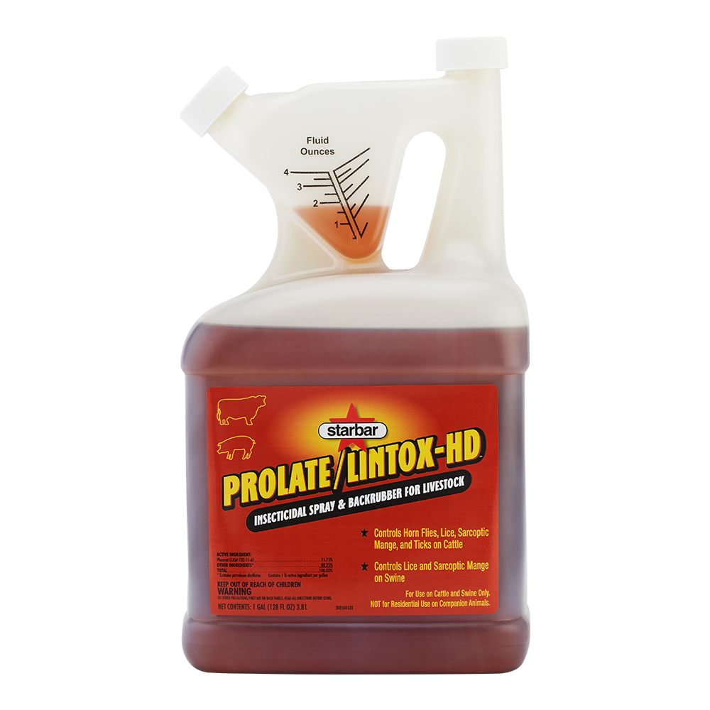 Photo of Starbar-Starbar Prolate/Lintox HD Insecticidal Spray & Backrubber for Livestock-1 Gallon-from Pet Wish Pros