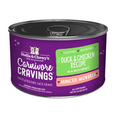 Photo of Stella & Chewy's-Stella & Chewy's Carnivore Cravings Minced Morsels Canned Cat Food-Duck & Chicken-(5.2 oz) [24 count]-from Pet Wish Pros