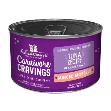 Photo of Stella & Chewy's-Stella & Chewy's Carnivore Cravings Minced Morsels Canned Cat Food-Tuna-(5.2 oz) [24 count]-from Pet Wish Pros