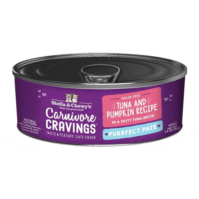 Photo of Stella & Chewy's-Stella & Chewy's Carnivore Cravings Purrfect Paté for Cats-(2.8 oz) [24 count]-Tuna & Pumpkin Recipe-from Pet Wish Pros