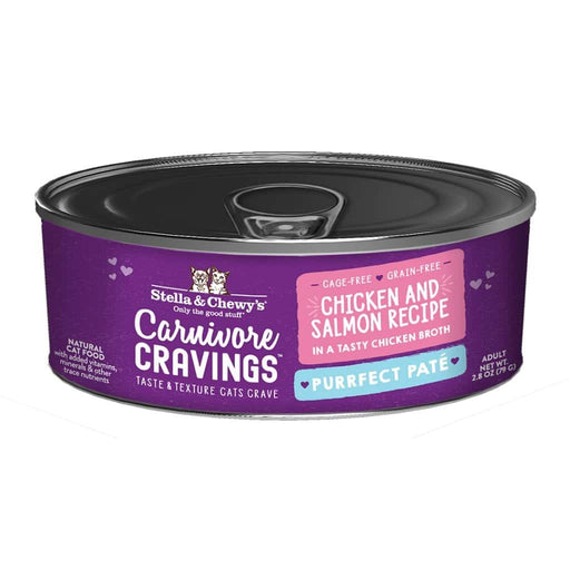 Photo of Stella & Chewy's-Stella & Chewy's Carnivore Cravings Purrfect Paté for Cats-(5.2 oz) [24 count]-Chicken & Salmon Recipe-from Pet Wish Pros