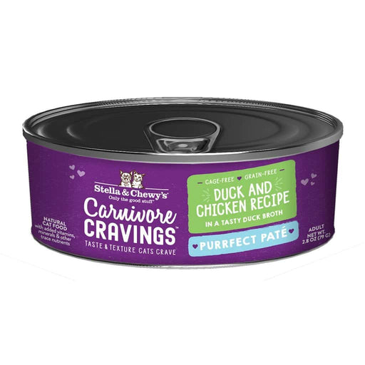 Photo of Stella & Chewy's-Stella & Chewy's Carnivore Cravings Purrfect Paté for Cats-(5.2 oz) [24 count]-Duck & Chicken Recipe-from Pet Wish Pros