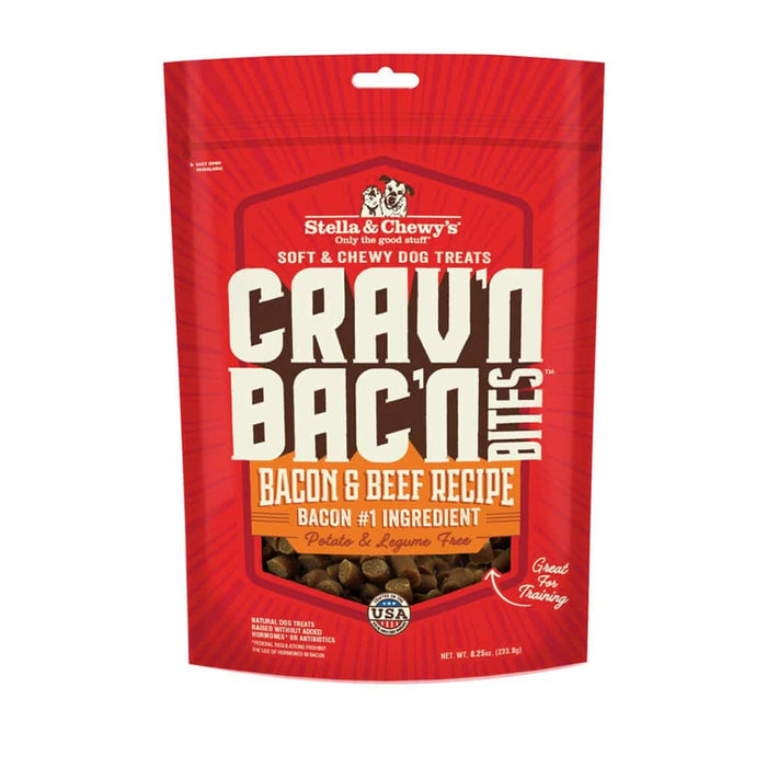 Photo of Stella & Chewy's-Stella & Chewy's Crav'n Bac'n Bites Dog Treats-8.25 oz-Bacon & Beef Recipe-from Pet Wish Pros