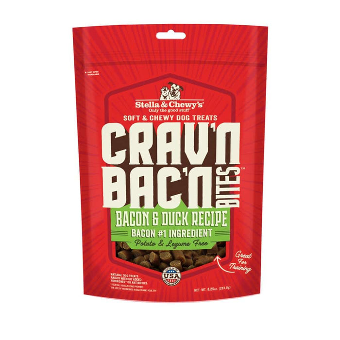 Photo of Stella & Chewy's-Stella & Chewy's Crav'n Bac'n Bites Dog Treats-8.25 oz-Bacon & Duck Recipe-from Pet Wish Pros