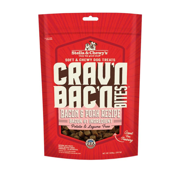 Photo of Stella & Chewy's-Stella & Chewy's Crav'n Bac'n Bites Dog Treats-8.25 oz-Bacon & Pork Recipe-from Pet Wish Pros