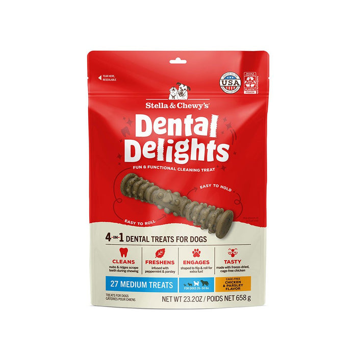 Photo of Stella & Chewy's-Stella & Chewy's Dental Delights Dog Chew-Medium-27 count-from Pet Wish Pros