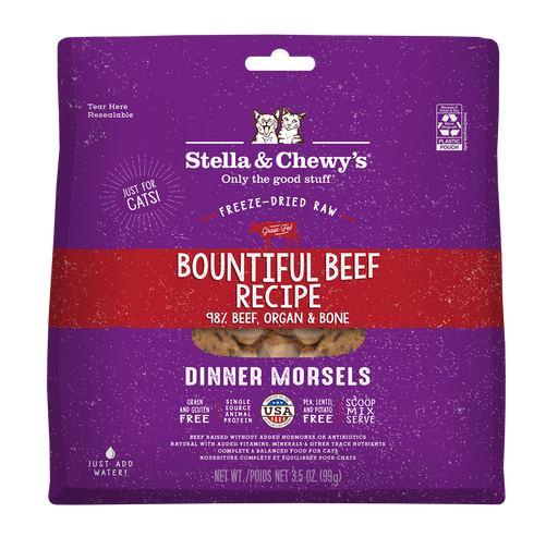 Photo of Stella & Chewy's-Stella & Chewy's Freeze-Dried Dinner Morsels Cat Food-Bountiful Beef-3.5 oz-from Pet Wish Pros