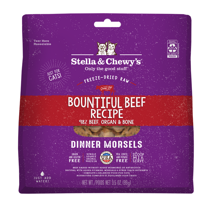 Photo of Stella & Chewy's-Stella & Chewy's Freeze-Dried Dinner Morsels Cat Food-Bountiful Beef-3.5 oz-from Pet Wish Pros