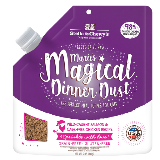 Photo of Stella & Chewy's-Stella & Chewy's Freeze-Dried Grain-Free Marie's Magical Dinner Dust for Cats-7 oz-Wild Caught Salmon & Cage Free Chicken-from Pet Wish Pros