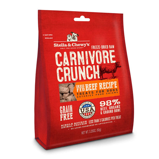 Photo of Stella & Chewy's-Stella & Chewy's Freeze-Dried Raw Grain Free Carnivore Crunch Dog Treats-3.25 oz-Beef Recipe-from Pet Wish Pros