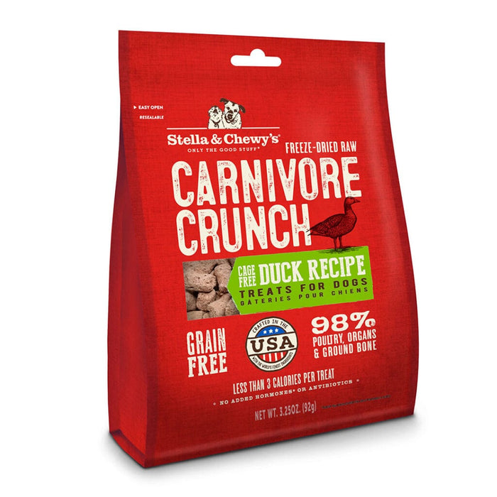 Photo of Stella & Chewy's-Stella & Chewy's Freeze-Dried Raw Grain Free Carnivore Crunch Dog Treats-3.25 oz-Duck Recipe-from Pet Wish Pros