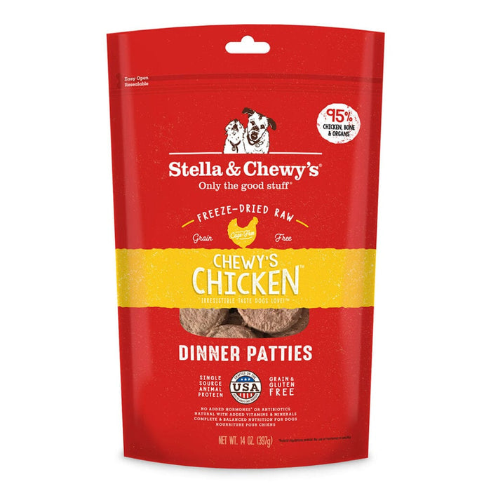 Photo of Stella & Chewy's-Stella & Chewy's Freeze-Dried Raw Grain Free Dinner Patties Dog Food-14 oz-Chewy's Chicken-from Pet Wish Pros