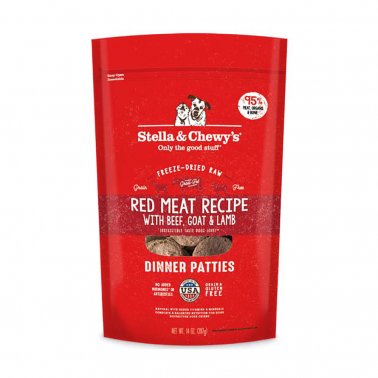 Photo of Stella & Chewy's-Stella & Chewy's Freeze-Dried Raw Grain Free Dinner Patties Dog Food-14 oz-Remarkable Red Meat-from Pet Wish Pros