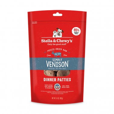 Photo of Stella & Chewy's-Stella & Chewy's Freeze-Dried Raw Grain Free Dinner Patties Dog Food-14 oz-Simply Venison-from Pet Wish Pros