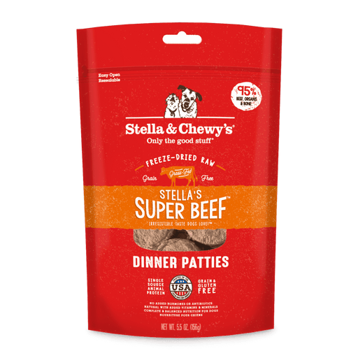 Photo of Stella & Chewy's-Stella & Chewy's Freeze-Dried Raw Grain Free Dinner Patties Dog Food-14 oz-Stella's Super Beef-from Pet Wish Pros