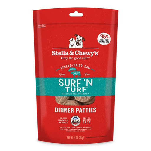 Photo of Stella & Chewy's-Stella & Chewy's Freeze-Dried Raw Grain Free Dinner Patties Dog Food-14 oz-Surf 'N Turf-from Pet Wish Pros