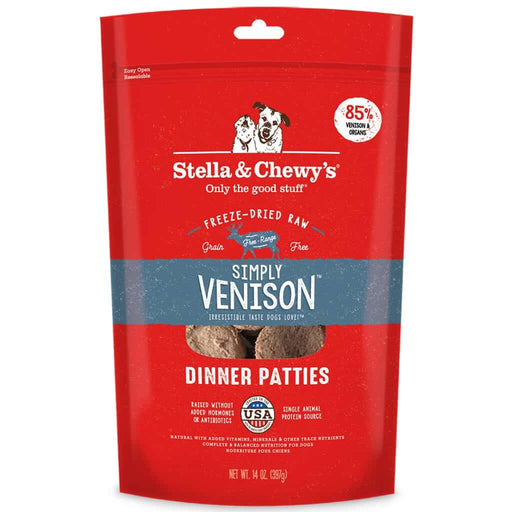 Photo of Stella & Chewy's-Stella & Chewy's Freeze-Dried Raw Grain Free Dinner Patties Dog Food-25 oz-Simply Venison-from Pet Wish Pros