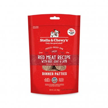 Photo of Stella & Chewy's-Stella & Chewy's Freeze-Dried Raw Grain Free Dinner Patties Dog Food-5.5 oz-Remarkable Red Meat-from Pet Wish Pros