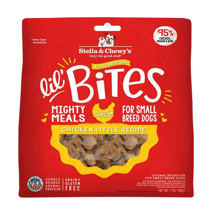 Photo of Stella & Chewy's-Stella & Chewy's Freeze-Dried Raw Grain Free Lil' Bites Mighty Dog Meals-7 oz-Chicken Little-from Pet Wish Pros