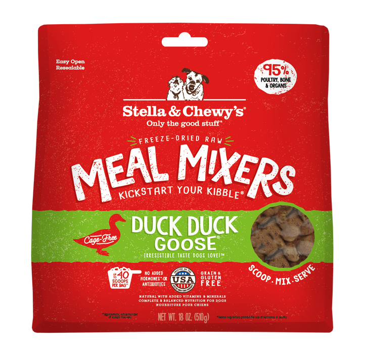 Photo of Stella & Chewy's-Stella & Chewy's Freeze-Dried Raw Grain Free Meal Mixers Dog Food-18 oz-Duck Duck Goose-from Pet Wish Pros